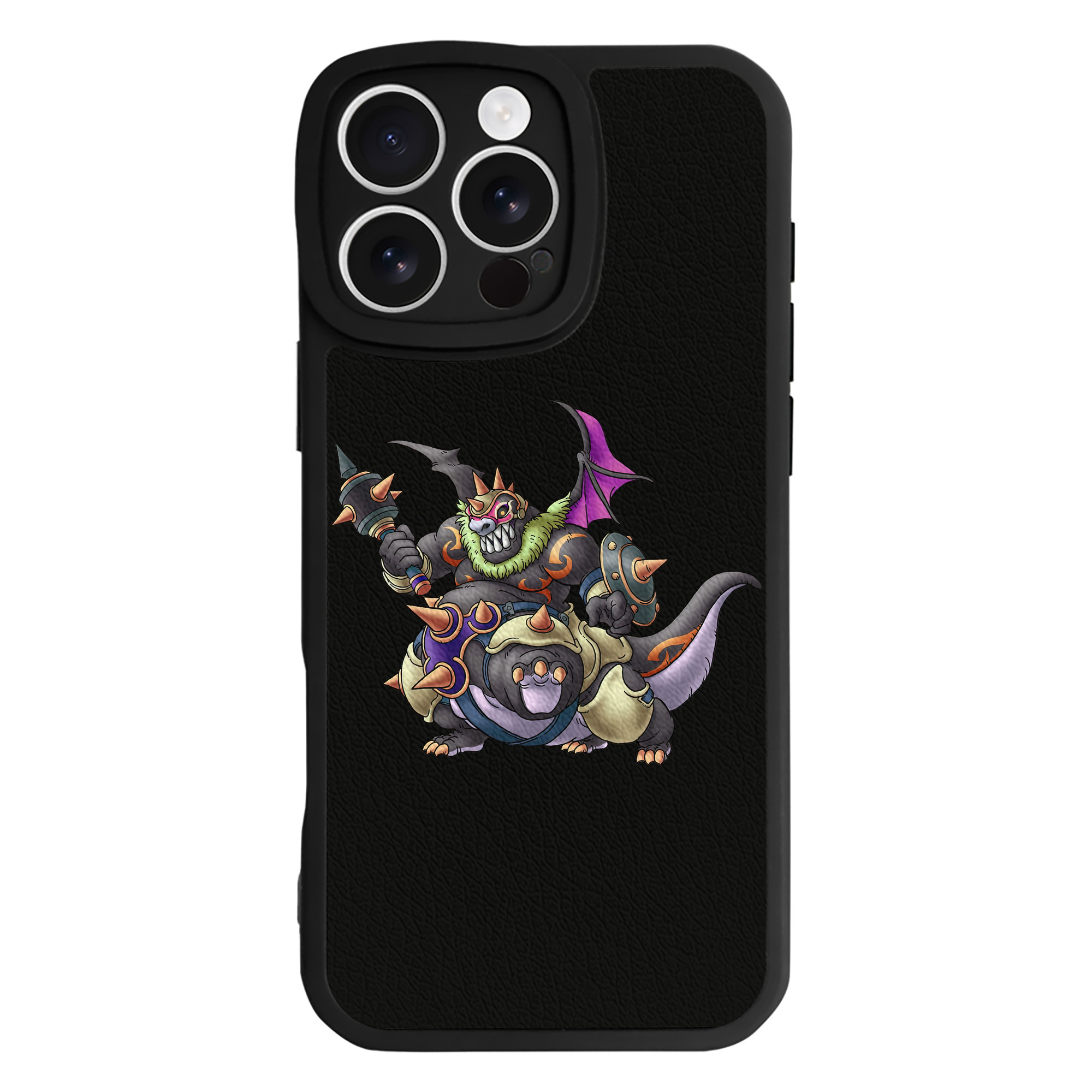（画像用） ドラゴンクエスト Doragon Kuesuto Dragon Quest 【iPhone 16シリーズ対応】シリコンスマホケース（レザー調） 材質：シリコン